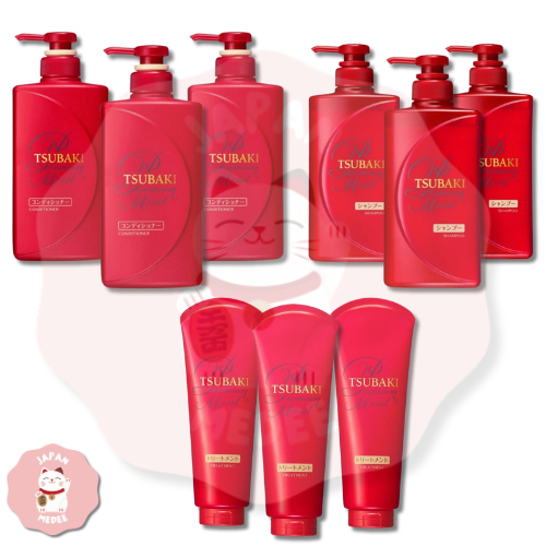 Tsubaki Premium Moist & Repair Treatment Sampoo Conditioner เพิ่มความชุ่มชื่นให้ผม