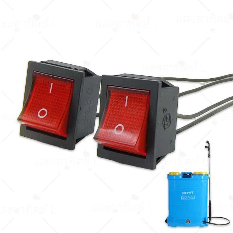 สวิตช์ควบคุมความเร็วไฟฟ้า 12V สวิตซ์ปรับวอลุ่ม เต้าเสียบ รูปที่ 5