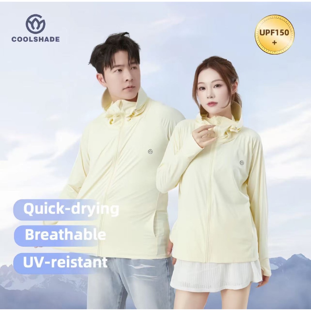 UPF150+ เสื้อกันแดด เสื้อกัน UV เสื้อคลุมออกกำลังกาย UNISEX ชายหญิง รุ่น COOLSADE SUNEASE FLOW