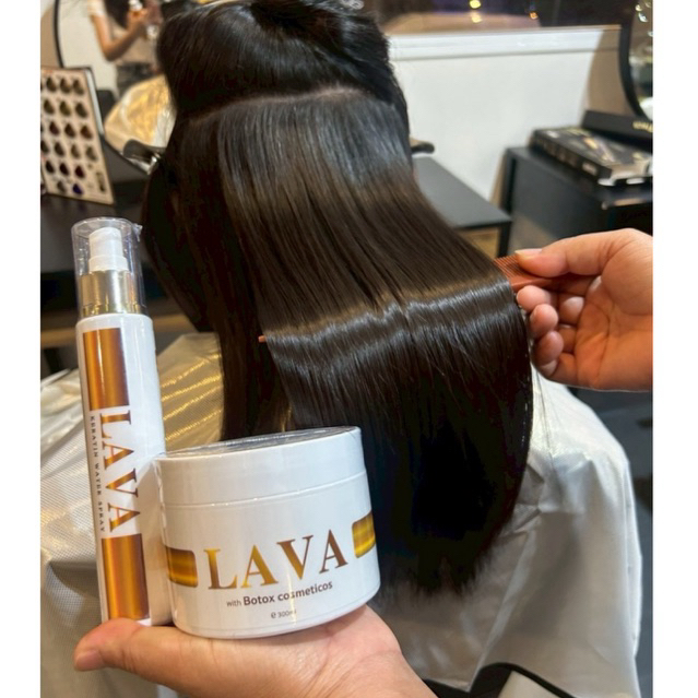 แก้ผมช็อต เชื่อมแกนลาวาคู่ ทรีทเม้นท์เคราตินโบท็อกซ์ลาวา