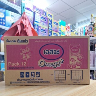 S26 OMEGA + ขนาด 180 มล.ยกลัง 36 กล่อง