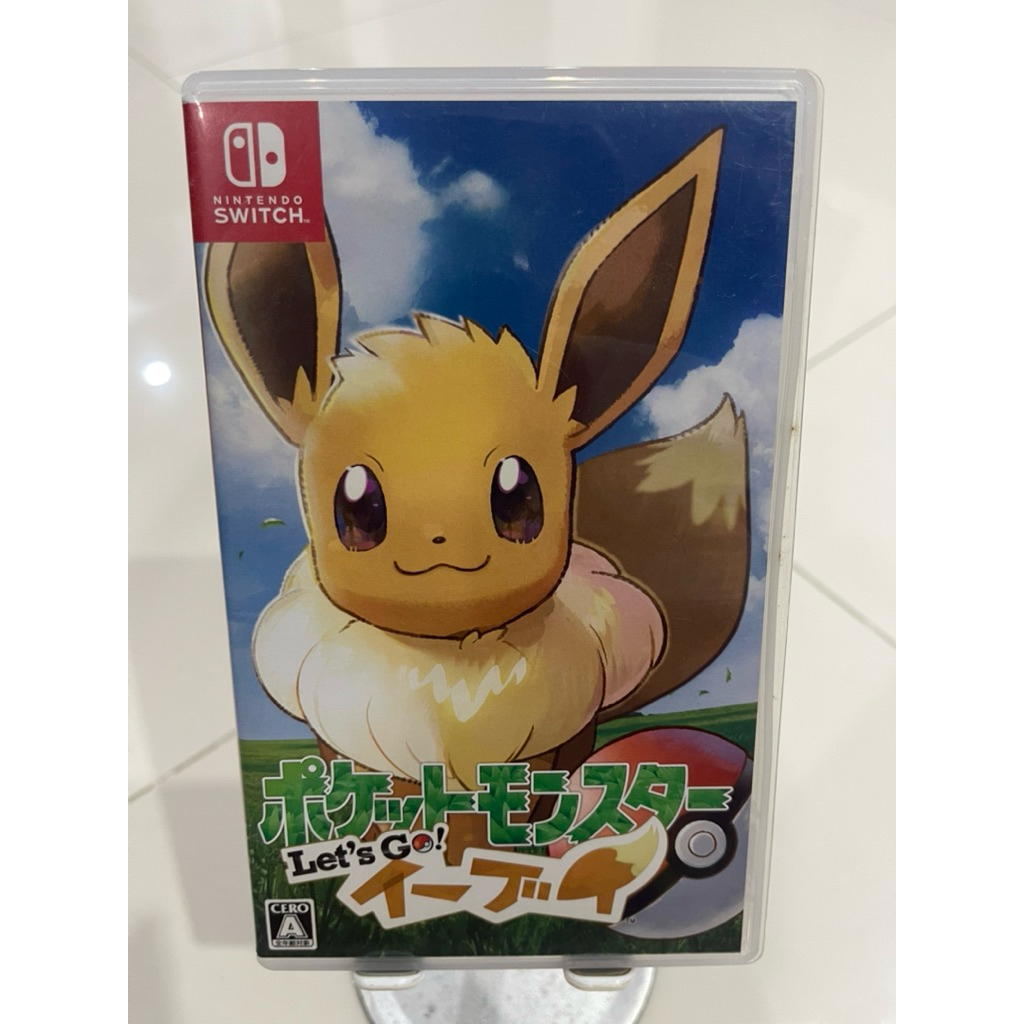 แผ่นเกมส์ nintendo switch pokemon Let’s go Eevee มือ2 ✌🏻