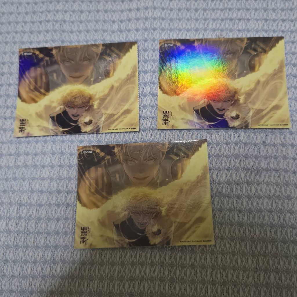 ชิกิชิ การ์ดใส PVC  มุมมองนักอ่านพระเจ้า