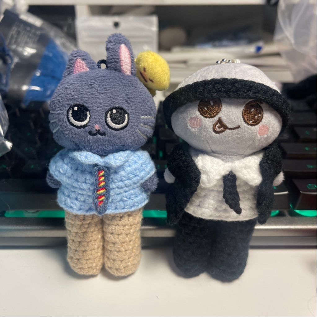 🧶ชุดตุ๊กตาRIIZE ขายาว ชุดตุ๊กตา K-POP ชุดตุ๊กตาวอนบิน ชุดตุ๊กตา 10 CM ไหมพรม ✨✨