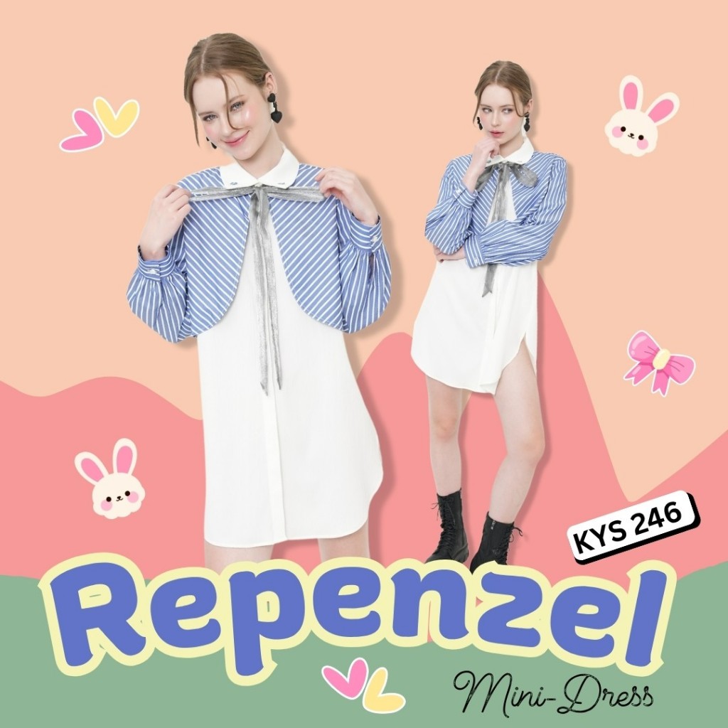 KAYASIS~❤️ | KYS246 RAPANZEL  SHIRT DRESS