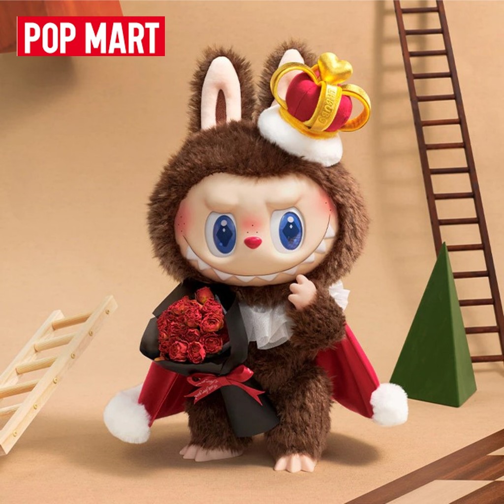 King Checkmate【ของแท้💯%】รับประกันสินค้าใหม่ พร้อมส่งด่วนในไทย POP MART THE MONSTERS Let's Checkmate Series-Vinyl Plush