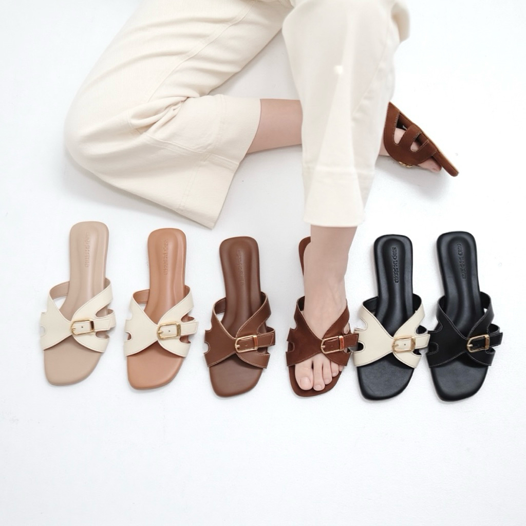 📍ส่งด่วน Step to Store OHIO - รองเท้าแตะผู้หญิง รองเท้าผู้หญิง พื้นนุ่มใส่สบาย