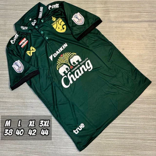 New เสื้อบอลเสื้อกีฬาคอปกมีแค่เสื้อทรงตรง ชายหญิงใส่ได้ ผ้านิ่มเย็นใส่สบายราคาถูกขนาดไซร้ M L XL 3xL