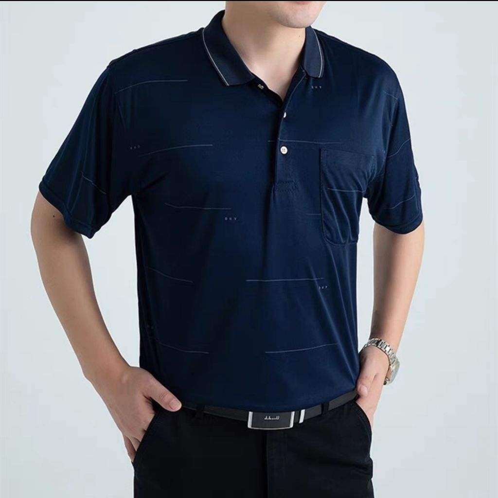เสื้อโปโลโทนขาวมาใหม่เนื้อผ้าเย็นสบายใส่แล้วไม่ยับไม่ต้องรีด polo