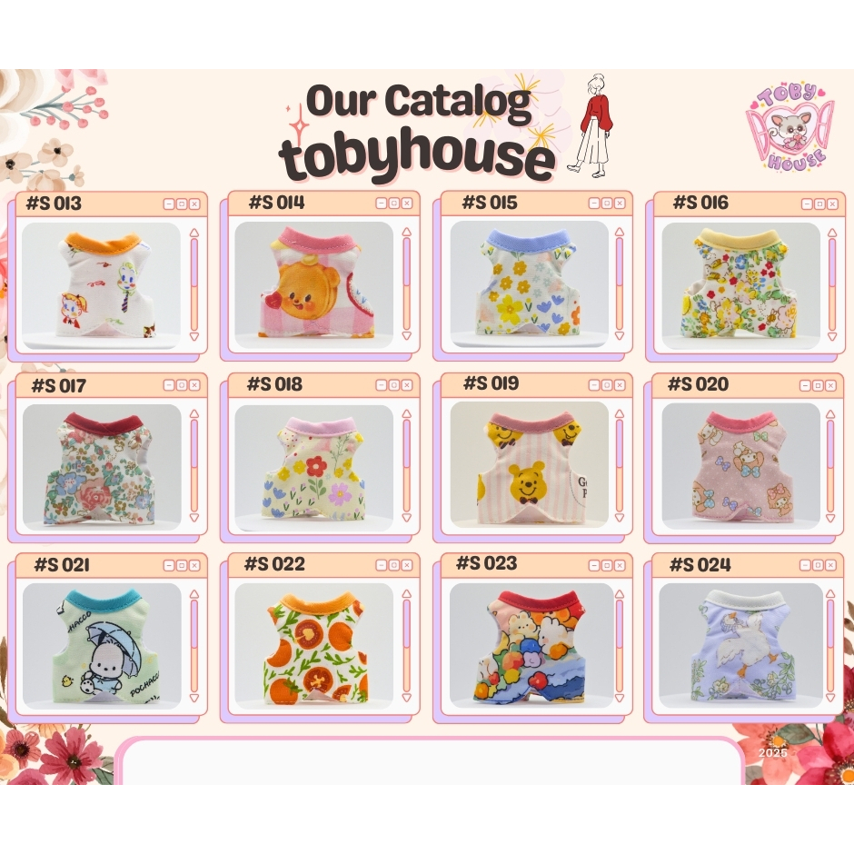 Tobyhouse เสื้อยืดลิงจิ๋ว มาโมเสต/บุชเบบี้ นุ่มสบาย ใส่นอน ใส่เล่น ระบายอากาศ (รหัส S13-027)