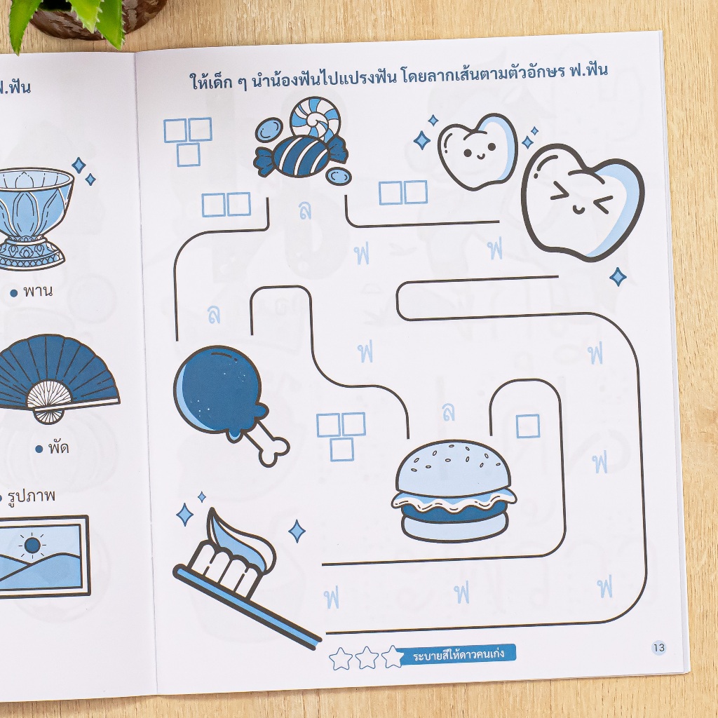 Little Heart(ลิตเติ้ลฮาร์ท) หนังสือ แบบฝึก หัดคัดไทย กขค ชุดที่ 1 – 3 (แยกเล่ม) ราคา ถูกที่สุด ดีลบีเคเค แกลเลอรีภาพที่ 8