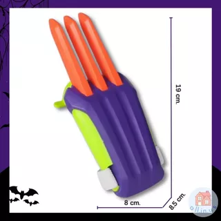 ของเล่น กรงเล็บ 3D กรงเล็บวูล์ฟเวอรีน คลอว์ 3D ยืดสไลด์ได้ สีสันสดใส no.M-078