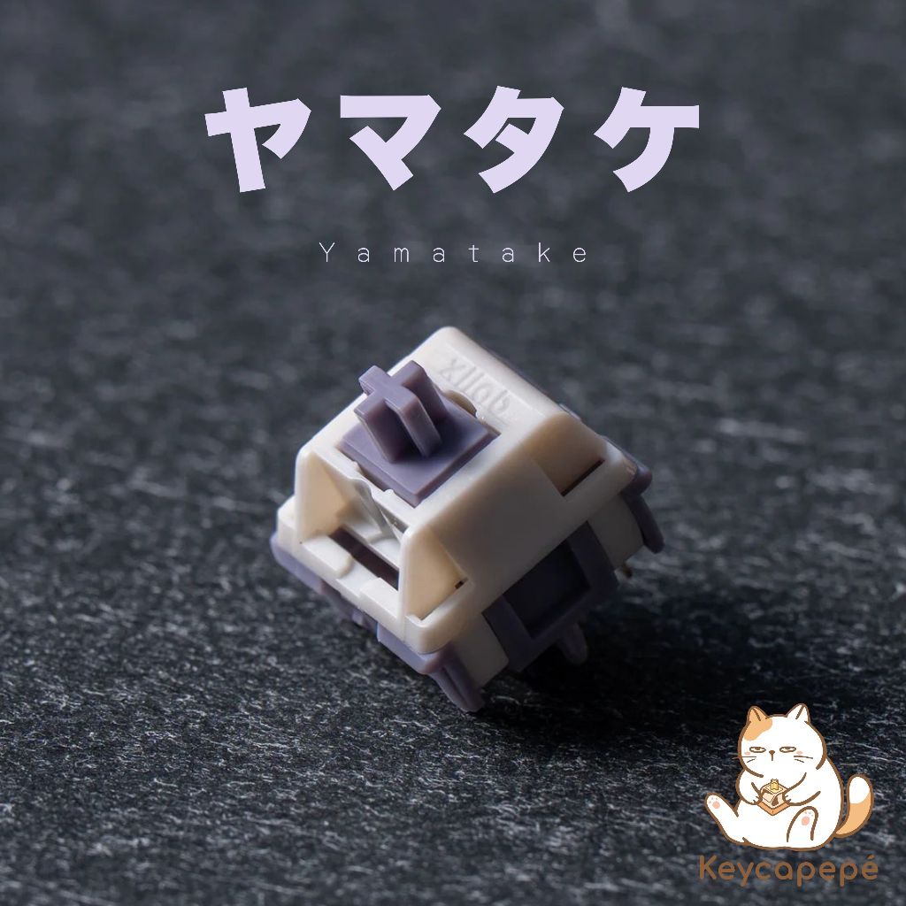 HMX Yamatake light tactile switch (10ชิ้น) pre lubed สวิตช์คีย์บอร์ด 2จังหวะ