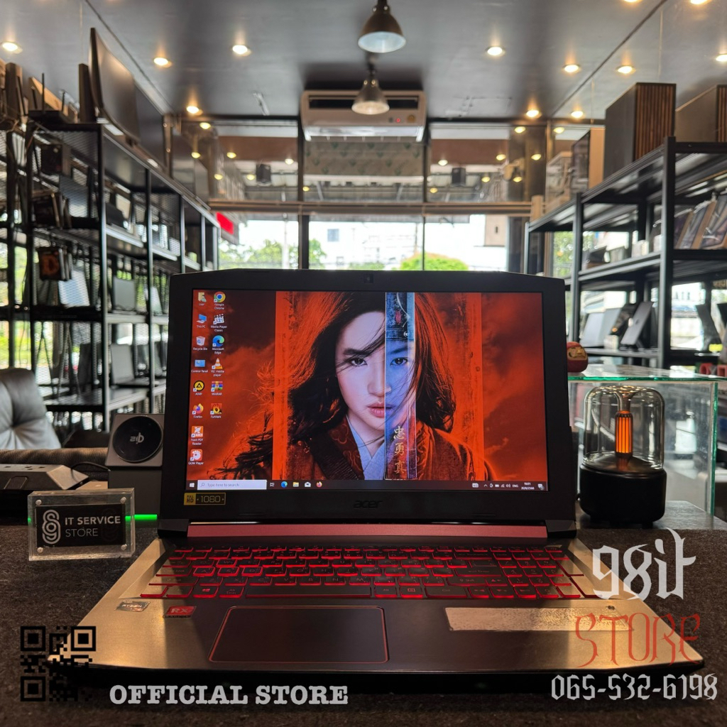 💻 โน๊ตบุ๊ค เกมมิ่ง Acer Nitro 5 AN515-42-R7EB 🎮 AMD RYZEN 5 2500 U RX 560 X RAM 16 GB SSD 128+1TB จอ
