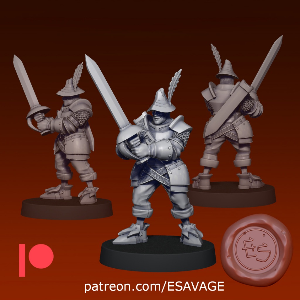 Adelbert Steiner FFIX - 32mm Miniature (Esavage)