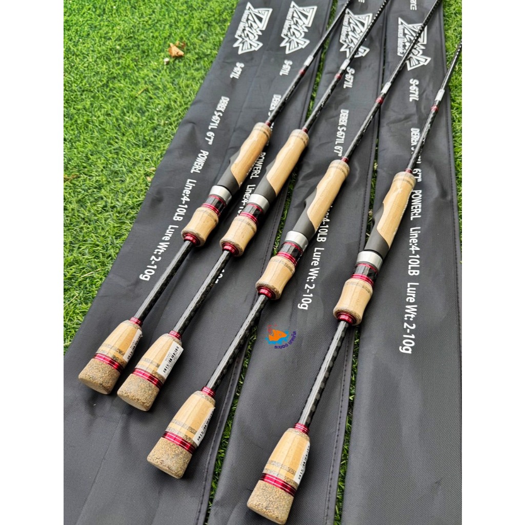 คันเบ็ด PRINCE DEREK คันตีเหยื่อปลอม 671 เวท 4-10lb คันท่อนเดียว