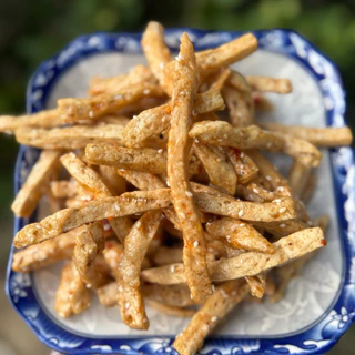 ข้าวเกรียบปลาพร้อมทาน บรรจุ 5 กิโลกรัม ข้าวเกรียบปลาเส้นฉาบสามรส ￼
