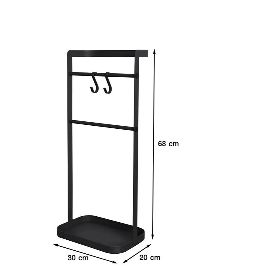 ที่เก็บร่ม ขนาด 30x20x68 ซม. สีดำ