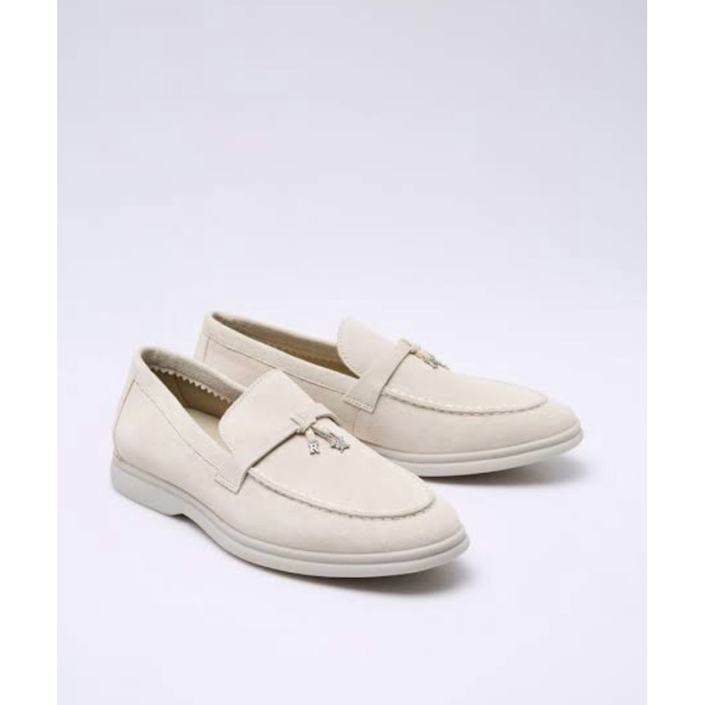 Used once ✨ Royal ivy regetta beige loafer women shose (size 36/22.5）