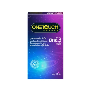 Onetouch ถุงยางอนามัย วันทัช มิกซ์3 พลัส รุ่น Family Pack 10s x 6
