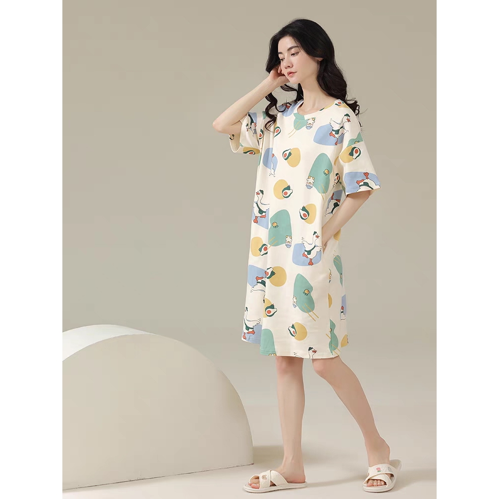 ชุดนอนกระโปรงผู้หญิงลายน่ารัก  #306-316 - รูปที่ 3