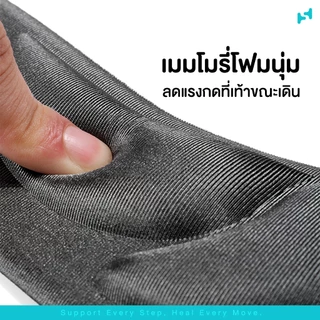 แผ่นรองเท้าสุขภาพ 4D HEALSTEPS แท้100% ลดปวดฝ่าเท้า ลดปวดส้นเท้า