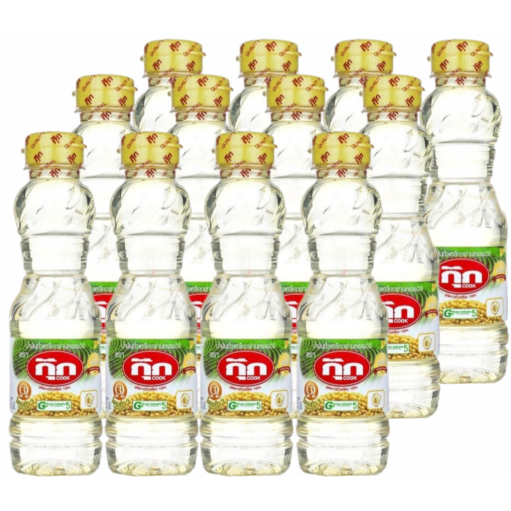 กุ๊ก น้ำมันถั่วเหลือง 230 มล. (แพ็ค 12)