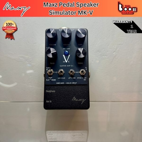 Maxz Pedal Speaker Simulator MK-V เอฟเฟคกีตาร์ ประกันศูนย์ 1 ปี THE BOOM STUDIO