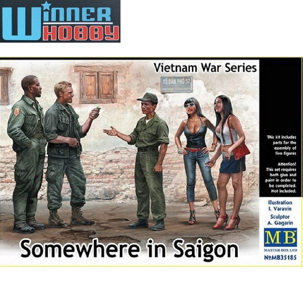 Master Box 35185 Somewhere in Saigon, Vietnam War Series 1/35