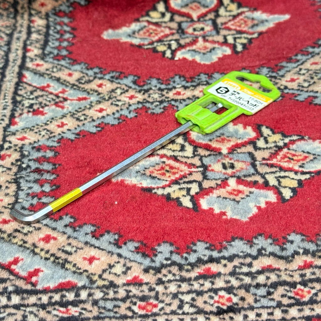 ประแจ 6 เหลี่ยมตัวยาว Lสั้น 5mm EIGHT JAPAN ของใหม่เก่าเก็บ