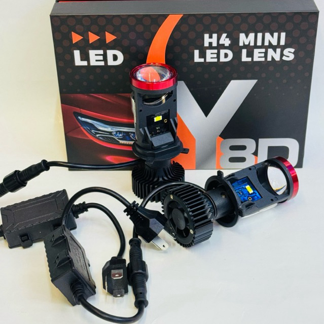 ไฟหน้า รถยนต์ led h4 LED ไฟหน้าหลอดไฟ รุ่นY8Dขั้วH4 30000ลูเมน150Watts คัทออฟRHDสว่างมาก หลอดไฟหน้าร