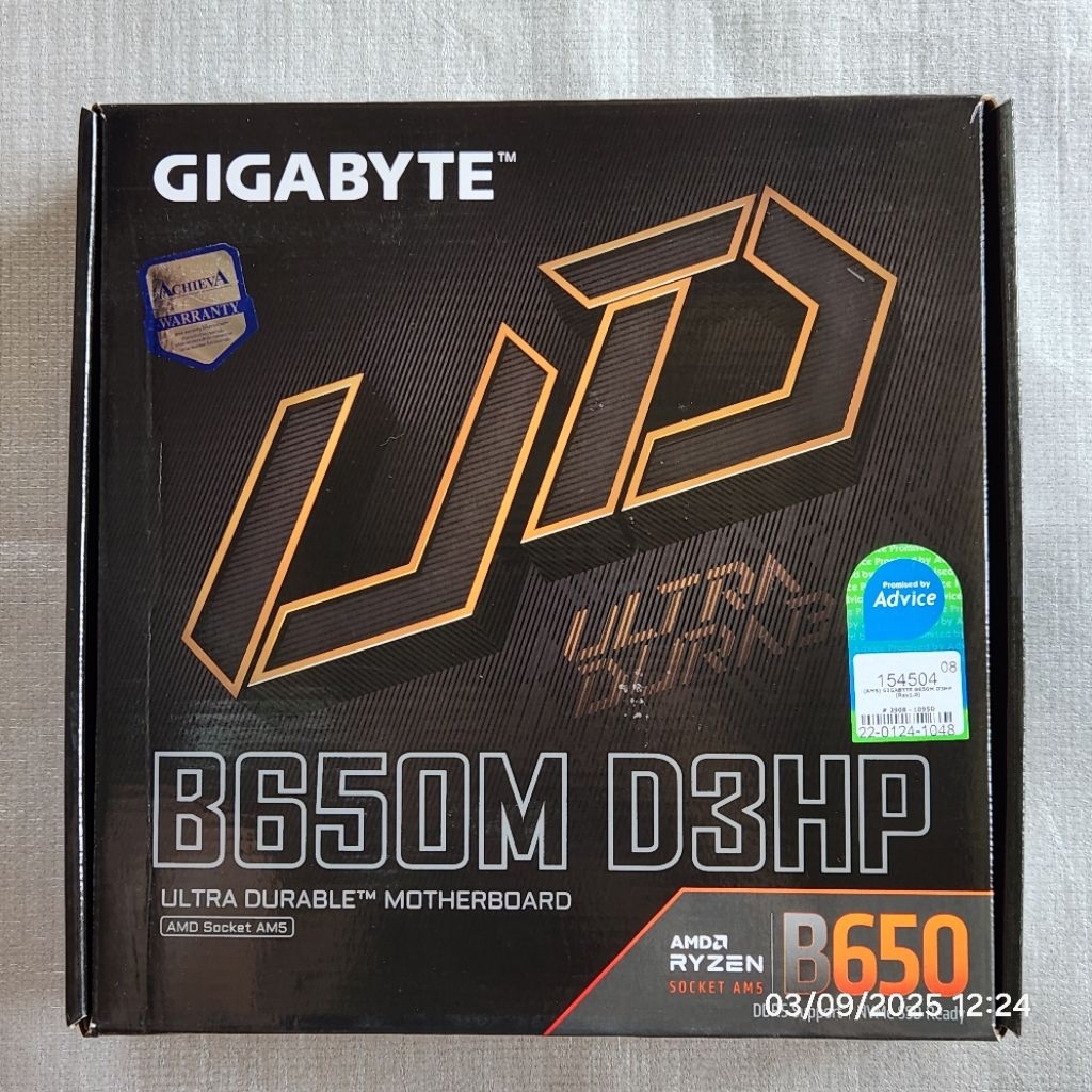 AM5 B650M D3HP ประกัน Advice 31/08/2571