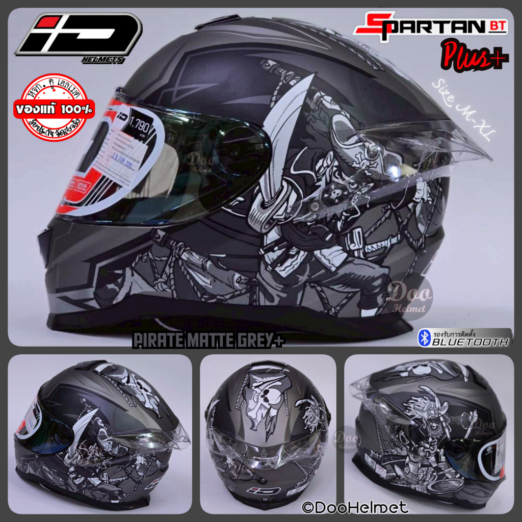 Ducati Egitech WBR Plus หมวกกันน็อคเต็มใบ Index ID Spartan 2025 นวมถอดซักได้ + New Spartan Plus - รูปที่ 4