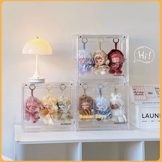 ตู้อะคริลิคห้อยตุ๊กตา ตู้ห้อยlabubu ตู้โชว์ตุ๊กตา แขวนตุ๊กตา ตู้ห้อยplush doll ตู้โชว์