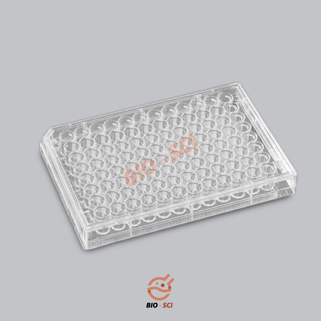 แผ่นเพาะเลี้ยงเซลล์ 96 หลุม (Sterile) (Cell Culture Plate 96 Wells)