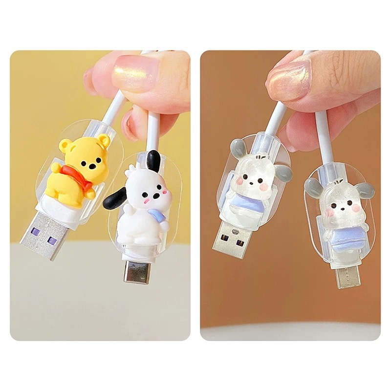 แอนดรอยด์ Type-c/USB/Micro Cable Bite ที่กันสายหัก ลายการ์ตูน cable protector สำหรับ สายชาร์จ Android Type-c/USB/Micro - รูปที่ 7