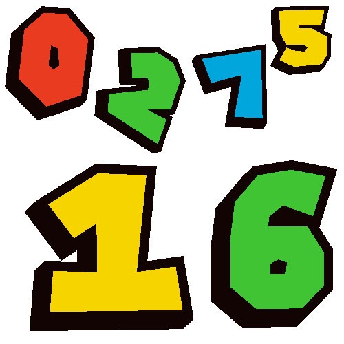 ตัวรีดติดเสื้อตัวเลข  0 - 9  ฟ้อนสวย SUPER MARIO ❤🧡💛💚💙  รีดง่ายรีดติดทุกเนื้อผ้า ❤🧡💛💚💙