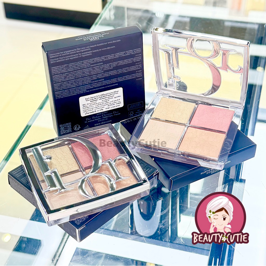🌟สูตรใหม่‼️Dior Backstage Glow Face Palette 10 g ผลิตปี 2025🌟ป้ายห้าง แท้💯 จาก Central