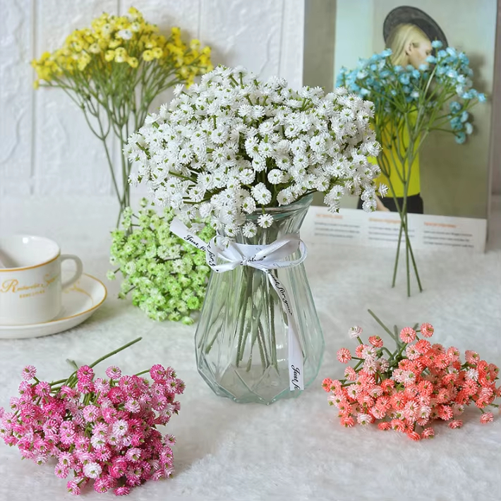 Gypsophila ช่อดอกเบบี้ประดิษฐ์ สําหรับตกแต่งช่อดอกไม้ งานแต่งงาน - รูปที่ 5