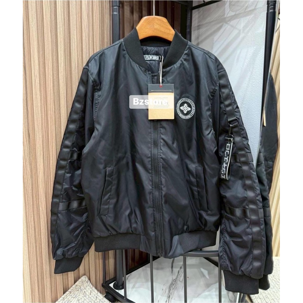 - เสื้อแจ็คเก็ต evisu jacket  - Bomber jacket ผู้ชาย