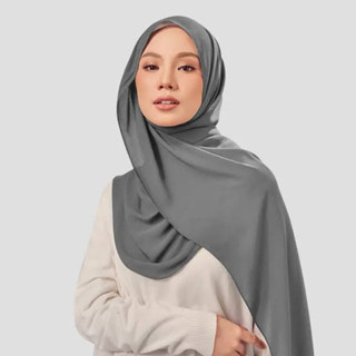 ชีฟองมาเลย์ พันยาว ราคาถูกมาก จัดทรงสวย ฮิญาบพันยาว