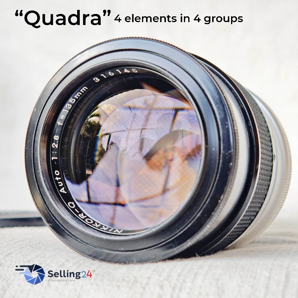 เลนส์มือหมุน Nikon Nikkor Q 135mm F2.8 Mount Non Ai