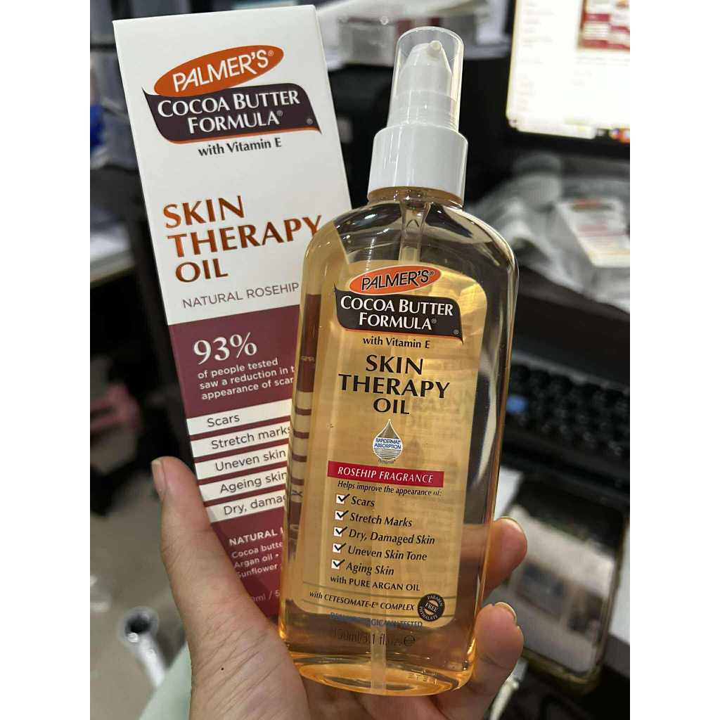 Palmer’s Skin Therapy Oil 60/150 ml. ลดความแห้งกร้าน ป้องกันและลดรอยแตกลาย จางลงภายใน 2 เดือน ปาล์มเมอร์ ออยล์ทาผิว ราคา ถูกที่สุด ดีลบีเคเค แกลเลอรีภาพที่ 2