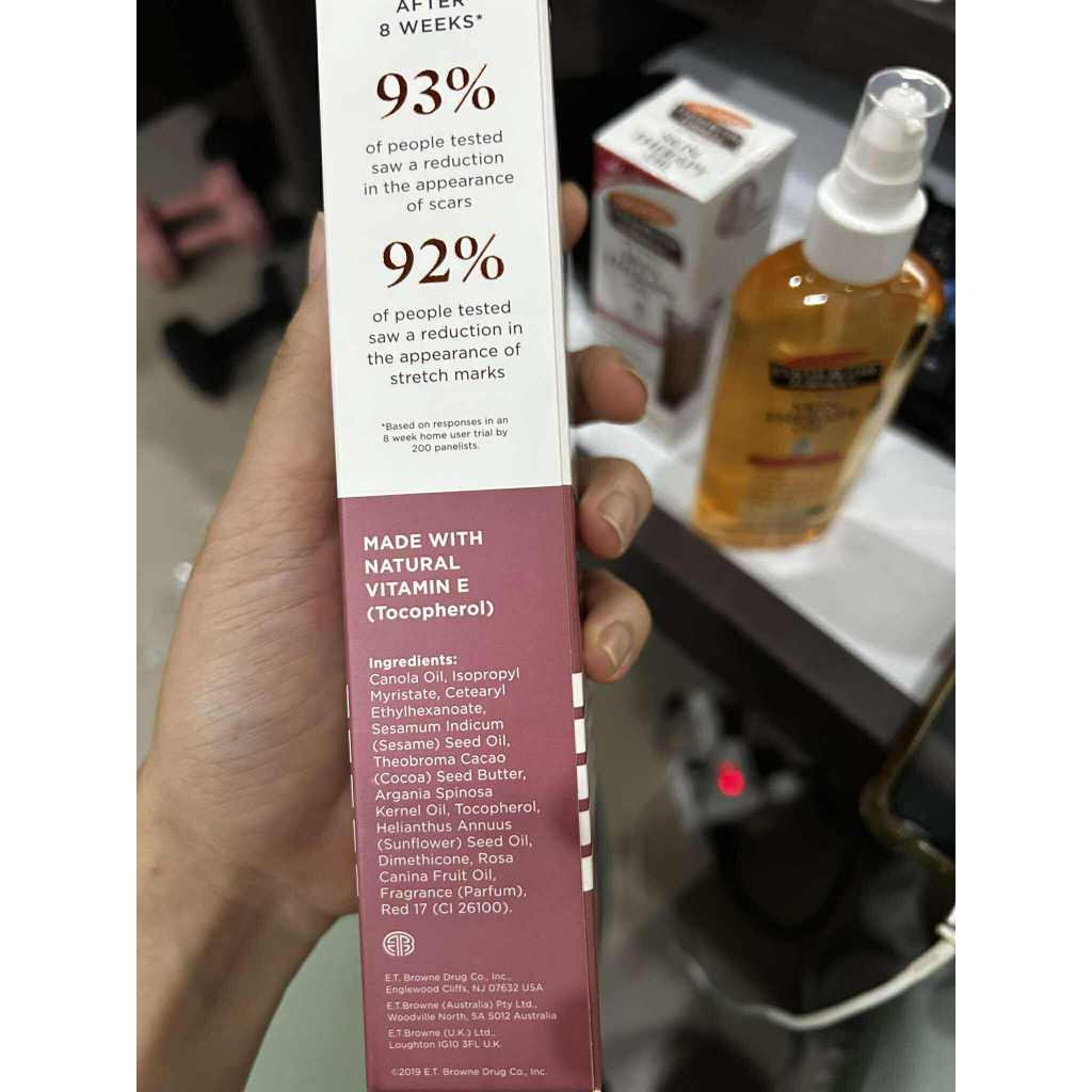Palmer’s Skin Therapy Oil 60/150 ml. ลดความแห้งกร้าน ป้องกันและลดรอยแตกลาย จางลงภายใน 2 เดือน ปาล์มเมอร์ ออยล์ทาผิว ราคา ถูกที่สุด ดีลบีเคเค แกลเลอรีภาพที่ 8