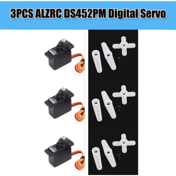 ALZRC-DS452PM swashplate coreless metal gear digital servo สำหรับ ฮ.450/X360 (ส่งจากกรุงเทพ)