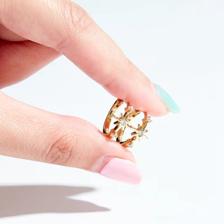 YVIS Judy Gem Hoop Earring