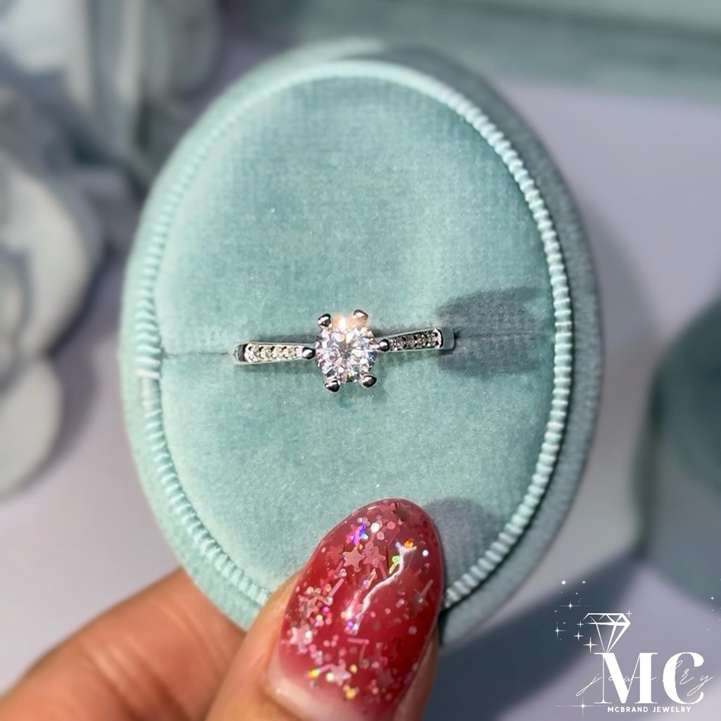 MCbrand.Jewelry🤍 แหวนเงินเเท้92.5% รุ่น Diana🤍💍✨ ใส่ติดตัวได้ ไม่ลอกไม่แพ้💎มีใบรับประกันเงินเเท้