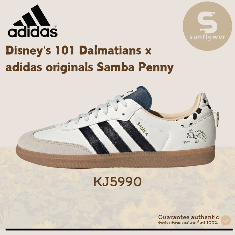[ของแท้ 100%] Disney's 101 Dalmatians x adidas originals Samba Penny สะดวกสบาย รองเท้าสำหรับชายหญิง