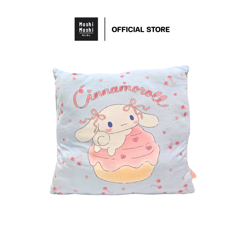 Moshi Moshi หมอนเหลี่ยม หมอนอิง ลาย Cinnamoroll ลิขสิทธิ์แท้จากค่าย Sanrio รุ่น 6100005828