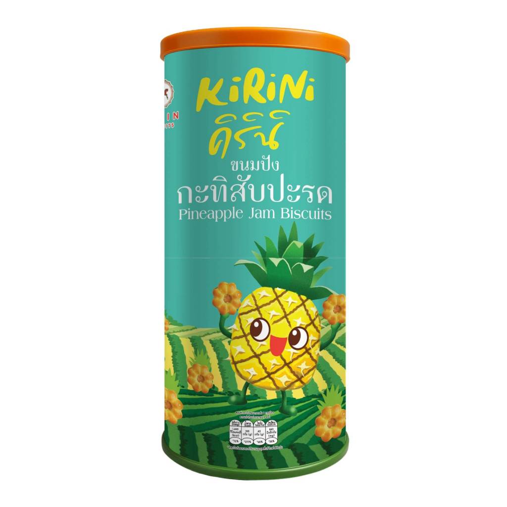 กิเลน กะทิสับปะรด ปิ๊บพิมพ์ลาย น้ำหนัก 350 กรัม/กระป๋อง